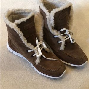 Cole Haan Brown Snow Booties